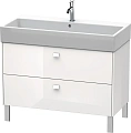 Тумба под раковину Duravit Brioso BR443602222 напольная 98 см белый глянцевый Тумба под раковину Duravit Brioso BR443602222 напольная 98 см белый глянцевый