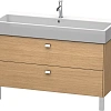 Тумба под раковину Duravit Brioso BR443701052 напольная 118 см Европейский дуб Тумба под раковину Duravit Brioso BR443701052 напольная 118 см Европейский дуб