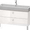 Тумба под раковину Duravit Brioso BR443702222 напольная 118 см белый глянцевый Тумба под раковину Duravit Brioso BR443702222 напольная 118 см белый глянцевый