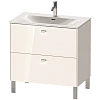 Тумба под раковину Duravit Brioso BR451202222 напольная 82 см белая