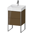 Тумба под раковину Duravit XSquare XS443906161 напольная 48 см Коричнево-оливковый глянцевый Тумба под раковину Duravit XSquare XS443906161 напольная 48 см Коричнево-оливковый глянцевый