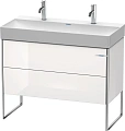 Тумба под раковину Duravit XSquare XS444402222 напольная 98 см белая глянцевый Тумба под раковину Duravit XSquare XS444402222 напольная 98 см белая глянцевый