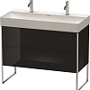 Тумба под раковину Duravit XSquare XS444404040 напольная 98 см черный глянцевый Тумба под раковину Duravit XSquare XS444404040 напольная 98 см черный глянцевый