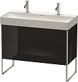 Тумба под раковину Duravit XSquare XS444404040 напольная 98 см черный глянцевый Тумба под раковину Duravit XSquare XS444404040 напольная 98 см черный глянцевый