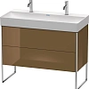 Тумба под раковину Duravit XSquare XS444406161 напольная 98 см Коричнево-оливковый глянцевый Тумба под раковину Duravit XSquare XS444406161 напольная 98 см Коричнево-оливковый глянцевый