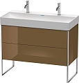 Тумба под раковину Duravit XSquare XS444406161 напольная 98 см Коричнево-оливковый глянцевый Тумба под раковину Duravit XSquare XS444406161 напольная 98 см Коричнево-оливковый глянцевый