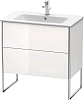 Тумба под раковину Duravit XSquare XS444602222 напольная 81 см белая глянцевый Тумба под раковину Duravit XSquare XS444602222 напольная 81 см белая глянцевый