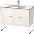 Тумба под раковину Duravit XSquare XS444702222 напольная 101 см белая глянцевый Тумба под раковину Duravit XSquare XS444702222 напольная 101 см белая глянцевый