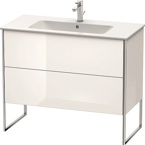 Тумба под раковину Duravit XSquare XS444702222 напольная 101 см белая глянцевый Тумба под раковину Duravit XSquare XS444702222 напольная 101 см белая глянцевый