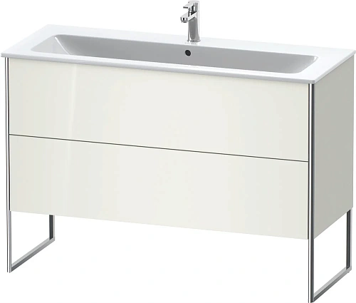 Тумба под раковину Duravit XSquare XS444802222 напольная 121 см белая глянцевый Тумба под раковину Duravit XSquare XS444802222 напольная 121 см белая глянцевый
