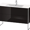 Тумба под раковину Duravit XSquare XS444804040 напольная 121 см черный глянцевый Тумба под раковину Duravit XSquare XS444804040 напольная 121 см черный глянцевый