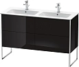 Тумба под раковину Duravit XSquare XS444904040 напольная 128 см черный глянцевый Тумба под раковину Duravit XSquare XS444904040 напольная 128 см черный глянцевый