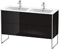 Тумба под раковину Duravit XSquare XS444904040 напольная 128 см черный глянцевый Тумба под раковину Duravit XSquare XS444904040 напольная 128 см черный глянцевый