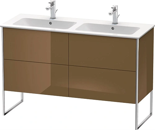 Тумба под раковину Duravit XSquare XS444906161 напольная 128 см Коричнево-оливковый глянцевый Тумба под раковину Duravit XSquare XS444906161 напольная 128 см Коричнево-оливковый глянцевый