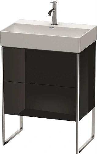 Тумба под раковину Duravit XSquare XS445304040 напольная 58 см черный глянцевый Тумба под раковину Duravit XSquare XS445304040 напольная 58 см черный глянцевый