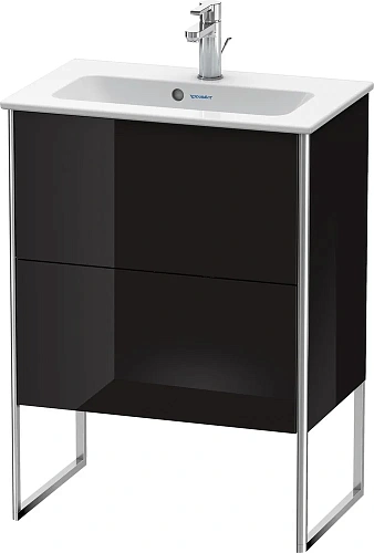 Тумба под раковину Duravit XSquare XS445404040 напольная 61 см черный глянцевый Тумба под раковину Duravit XSquare XS445404040 напольная 61 см черный глянцевый