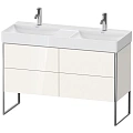 Тумба под раковину Duravit XSquare XS445602222 напольная 118 см белая глянцевый Тумба под раковину Duravit XSquare XS445602222 напольная 118 см белая глянцевый