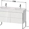 Тумба под раковину Duravit XSquare XS445606161 напольная 118 см Коричнево-оливковый глянцевый Тумба под раковину Duravit XSquare XS445606161 напольная 118 см Коричнево-оливковый глянцевый