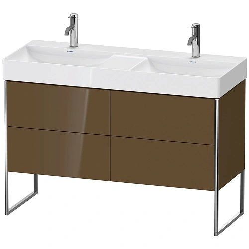 Тумба под раковину Duravit XSquare XS445606161 напольная 118 см Коричнево-оливковый глянцевый Тумба под раковину Duravit XSquare XS445606161 напольная 118 см Коричнево-оливковый глянцевый