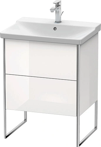 Тумба под раковину Duravit XSquare XS446002222 напольная 61 см белая глянцевый Тумба под раковину Duravit XSquare XS446002222 напольная 61 см белая глянцевый