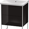 Тумба под раковину Duravit XSquare XS446004040 напольная 61 см черный глянцевый Тумба под раковину Duravit XSquare XS446004040 напольная 61 см черный глянцевый