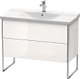 Тумба под раковину Duravit XSquare XS446202222 напольная 101 см черный глянцевый Тумба под раковину Duravit XSquare XS446202222 напольная 101 см черный глянцевый