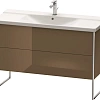 Тумба под раковину Duravit XSquare XS446306161 напольная 121 см Коричнево-оливковый глянцевый Тумба под раковину Duravit XSquare XS446306161 напольная 121 см Коричнево-оливковый глянцевый