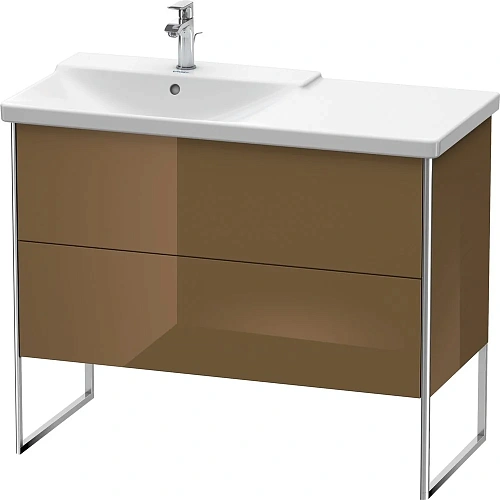 Тумба под раковину Duravit XSquare XS446506161 напольная 101 см Коричнево-оливковый глянцевый Тумба под раковину Duravit XSquare XS446506161 напольная 101 см Коричнево-оливковый глянцевый