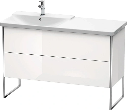 Тумба под раковину Duravit XSquare XS446602222 напольная 121 см белая глянцевый Тумба под раковину Duravit XSquare XS446602222 напольная 121 см белая глянцевый