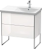 Тумба под раковину Duravit XSquare XS446702222 напольная 81 см белая глянцевый