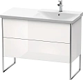 Тумба под раковину Duravit XSquare XS446802222 напольная 101 см белая глянцевый Тумба под раковину Duravit XSquare XS446802222 напольная 101 см белая глянцевый