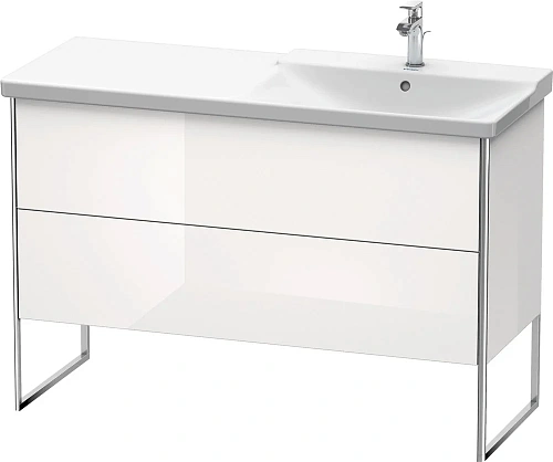 Тумба под раковину Duravit XSquare XS446902222 напольная 121 см белая глянцевый Тумба под раковину Duravit XSquare XS446902222 напольная 121 см белая глянцевый
