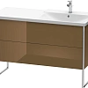 Тумба под раковину Duravit XSquare XS446906161 напольная 121 см Коричнево-оливковый глянцевый Тумба под раковину Duravit XSquare XS446906161 напольная 121 см Коричнево-оливковый глянцевый