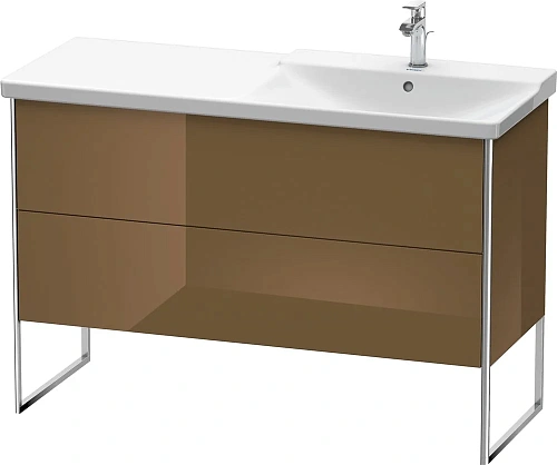 Тумба под раковину Duravit XSquare XS446906161 напольная 121 см Коричнево-оливковый глянцевый Тумба под раковину Duravit XSquare XS446906161 напольная 121 см Коричнево-оливковый глянцевый