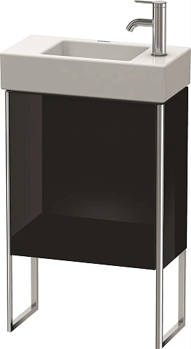 Тумба под раковину Duravit XSquare XS4471L4040 напольная 48 см черный глянцевый Тумба под раковину Duravit XSquare XS4471L4040 напольная 48 см черный глянцевый