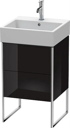Тумба под раковину Duravit XSquare XS447204040 напольная 48 см черный глянцевый Тумба под раковину Duravit XSquare XS447204040 напольная 48 см черный глянцевый
