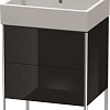 Тумба под раковину Duravit XSquare XS447304040 напольная 58 см черный глянцевый Тумба под раковину Duravit XSquare XS447304040 напольная 58 см черный глянцевый