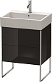 Тумба под раковину Duravit XSquare XS447304040 напольная 58 см черный глянцевый Тумба под раковину Duravit XSquare XS447304040 напольная 58 см черный глянцевый
