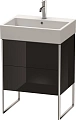 Тумба под раковину Duravit XSquare XS447304040 напольная 58 см черный глянцевый Тумба под раковину Duravit XSquare XS447304040 напольная 58 см черный глянцевый