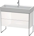 Тумба под раковину Duravit XSquare XS447602222 напольная 98 см белая глянцевый Тумба под раковину Duravit XSquare XS447602222 напольная 98 см белая глянцевый