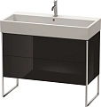 Тумба под раковину Duravit XSquare XS447604040 напольная 98 см черный глянцевый Тумба под раковину Duravit XSquare XS447604040 напольная 98 см черный глянцевый