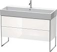 Тумба под раковину Duravit XSquare XS447702222 напольная 118 см белая глянцевый Тумба под раковину Duravit XSquare XS447702222 напольная 118 см белая глянцевый