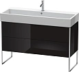 Тумба под раковину Duravit XSquare XS447704040 напольная 118 см черный глянцевый Тумба под раковину Duravit XSquare XS447704040 напольная 118 см черный глянцевый