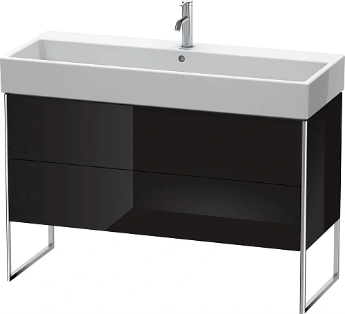 Тумба под раковину Duravit XSquare XS447704040 напольная 118 см черный глянцевый Тумба под раковину Duravit XSquare XS447704040 напольная 118 см черный глянцевый