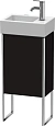 Тумба под раковину Duravit XSquare XS4479L4040 напольная 36 см черный глянцевый Тумба под раковину Duravit XSquare XS4479L4040 напольная 36 см черный глянцевый