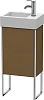 Тумба под раковину Duravit XSquare XS4479L6161 напольная 36 см Коричнево-оливковый глянцевый