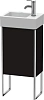 Тумба под раковину Duravit XSquare XS4479R4040 напольная 36 см черный глянцевый