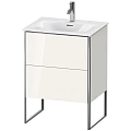 Тумба под раковину Duravit XSquare XS452202222 напольная 61 см белая глянцевый Тумба под раковину Duravit XSquare XS452202222 напольная 61 см белая глянцевый