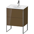 Тумба под раковину Duravit XSquare XS452206161 напольная 61 см Коричнево-оливковый глянцевый Тумба под раковину Duravit XSquare XS452206161 напольная 61 см Коричнево-оливковый глянцевый
