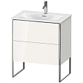 Тумба под раковину Duravit XSquare XS452302222 напольная 71 см белая глянцевый Тумба под раковину Duravit XSquare XS452302222 напольная 71 см белая глянцевый